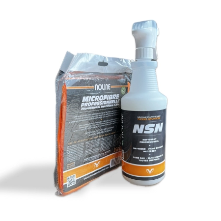 Image du produit : Nettoyant Spray 1l + Microfibre Pro